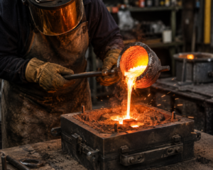 Sand casting